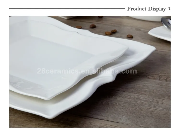 hotel restaurant supplies glazed ceramic plates cutlery and crockery porcelain dinner table set