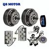 QS 273 8000W 72V Electric Car Hub Motor Conversion Kit, 16kw Car Hub Motor and Kelly Controller KLS7275H with Regenerative Brake