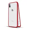360 degree full Magnetic flip metal aluminum frame Tempered glass phone cover case for iPhone 8 7 6 Plus XS 11 pro Max XR
