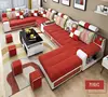 Factory Wholesales U Shape Large Fabric Couch, Modern Corner Sofa Living Room U Shaped-- colour selection