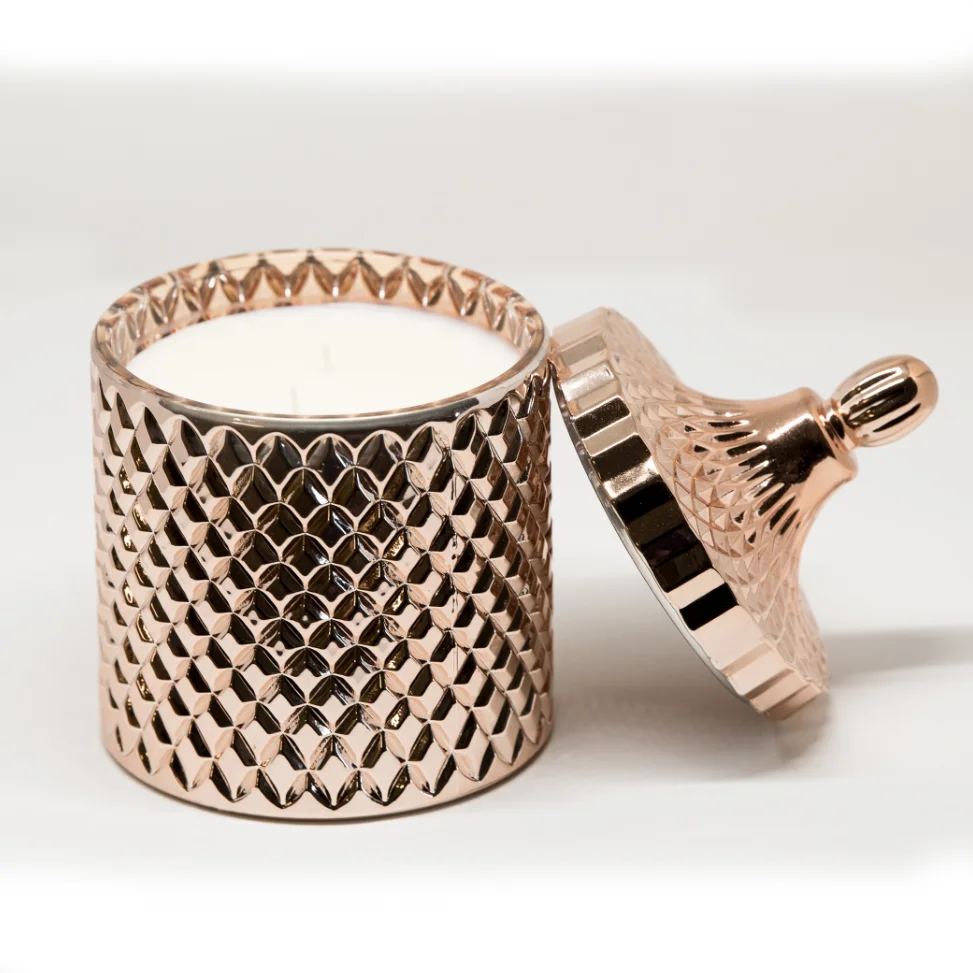 Luxury Gold Candle Containers Candle Jar With Lid Buy Luxury Gold