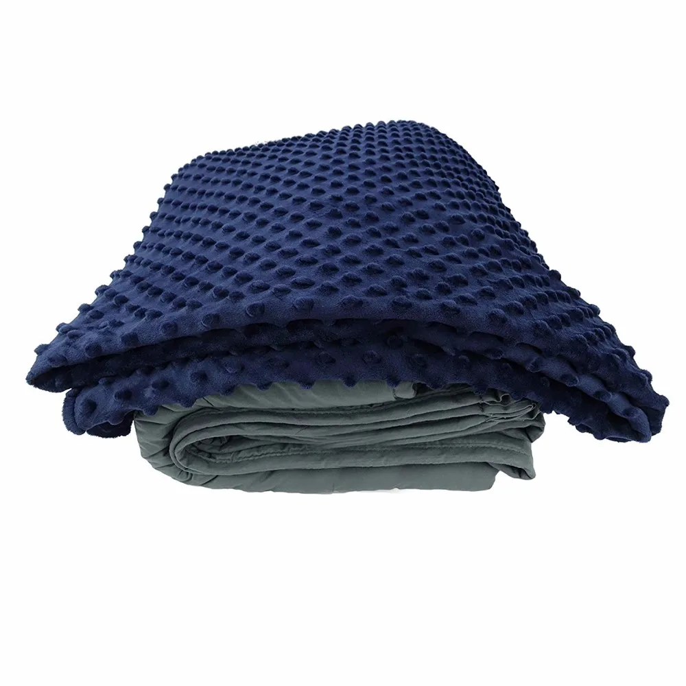 Wholesale Navy Heavy Anxiety Weighted Blanket 20 Lbs - Buy Weighted