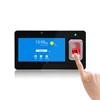 Wall-Mounted And Desktop Installation 7'' Touch Color Touch Screen Biometric Fingerprint Staff Time Attendance with NFC function