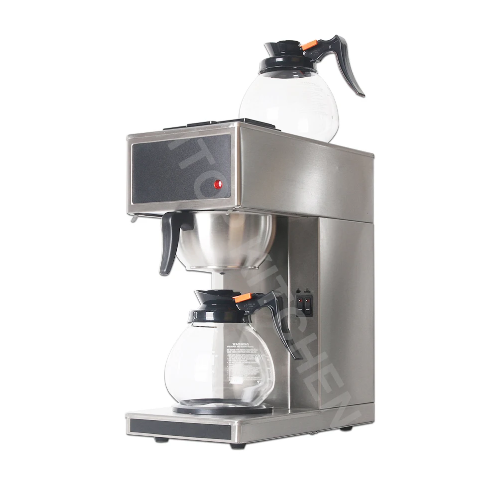 Crítico barajar Posible Wholesale Máquina de café americana de destilación automática para el  hogar, cafeteras comerciales con 2 ollas de café de 1,8 l From m.alibaba.com