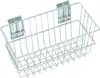 metal wire mesh slatwall basket for supermarket using G41