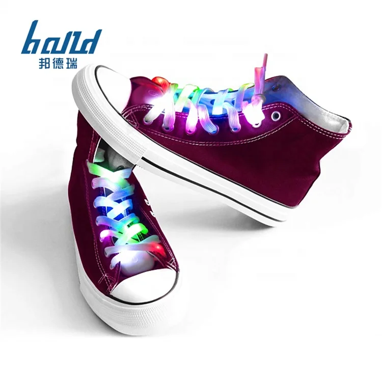 Led Beleuchtung Recyceltem Nylon Schnürsenkel Led Schuh Spitze Glasfaser LED Laufschuhe für Jungen und Mädchen Wiederaufladbare Leuchtende Schuhe für Männer und Frauen