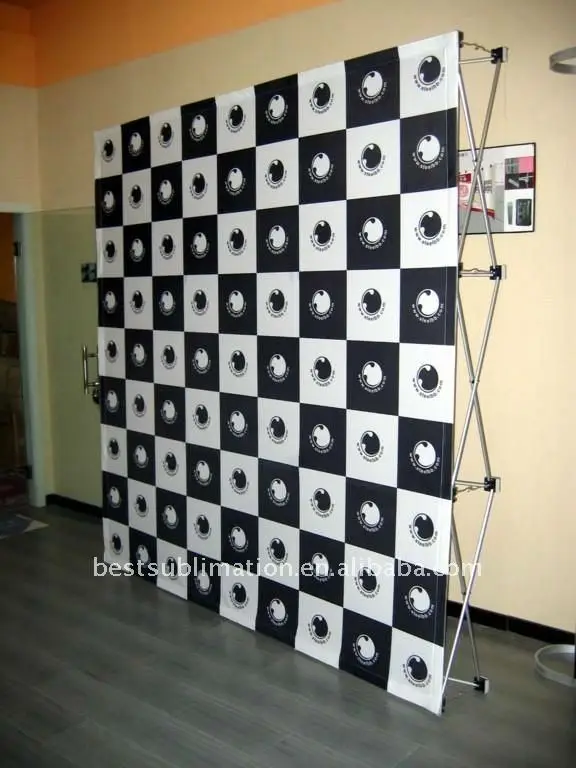 Custom Backdrop Display Stand Banner With Pop Up Frame Buy