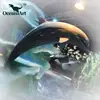 Outdoor playground fiberglass life size animal sculpture