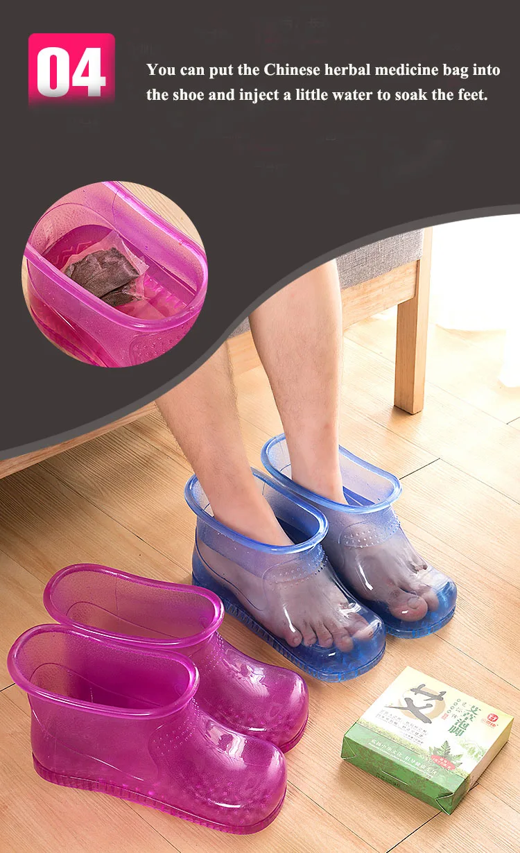 Purple Boot With Foot Spa Used For Foot Massage Buy Foot Massage,Foot