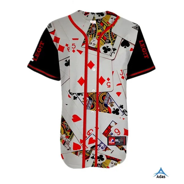 Latest Design Breathable Sublimation Baseball Uniform Sportswear