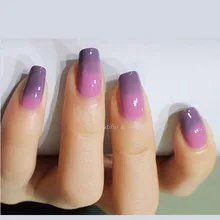 24 Colors Nail Gel Polish Temperature Change Chameleon Color Changing UV Gel Nail Polish Long Lasting