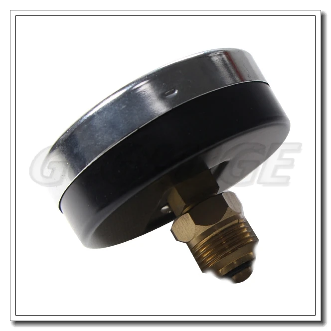 High Quality Black Steel Boiler Temperature Pressure Gauge With Back