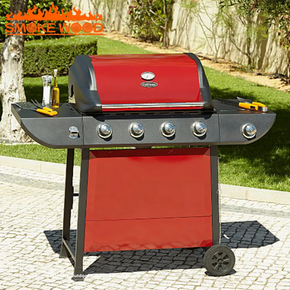 4 Burner Balcony Steel Designs Garden Indoor Gas Bbq Grill Buy