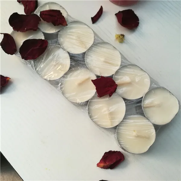 Soy wax tealight candles 8 hour unscented handmade candles