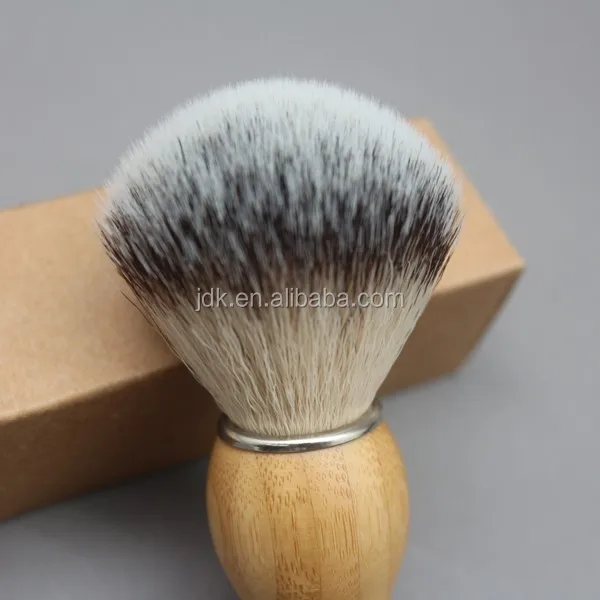 Professional Barber Brush Real Bamboo Handle Shaving Synthetic Brush