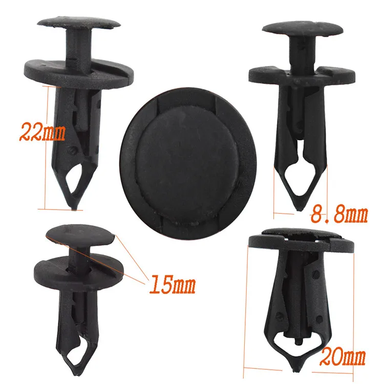 8mm Hole Plastic Car Clips And Fasteners For Car Auto Fender Buy Auto