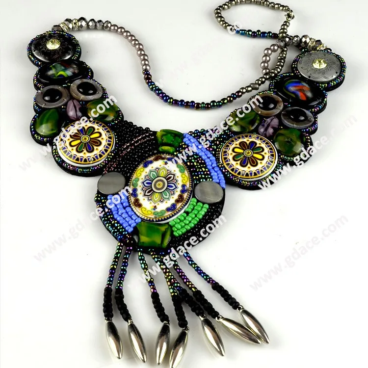 fashionable bohemian necklace for garment in China