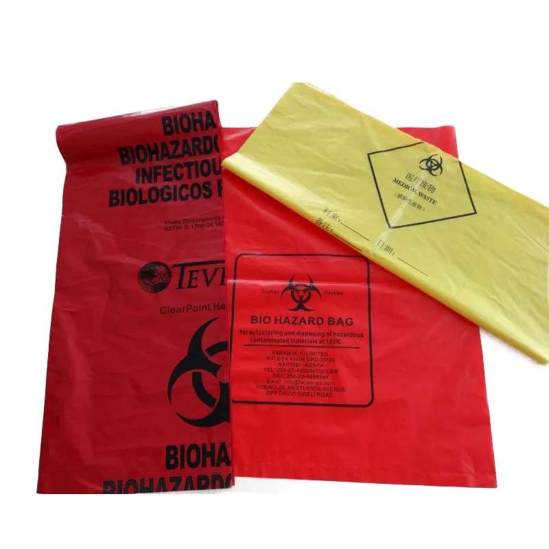 Wholesale Disposable Medical Yellow Garbage Bag For Hospital Waste
