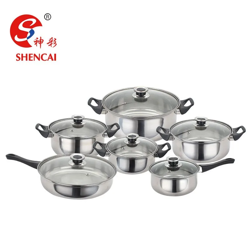 stainless steel cooking pot set