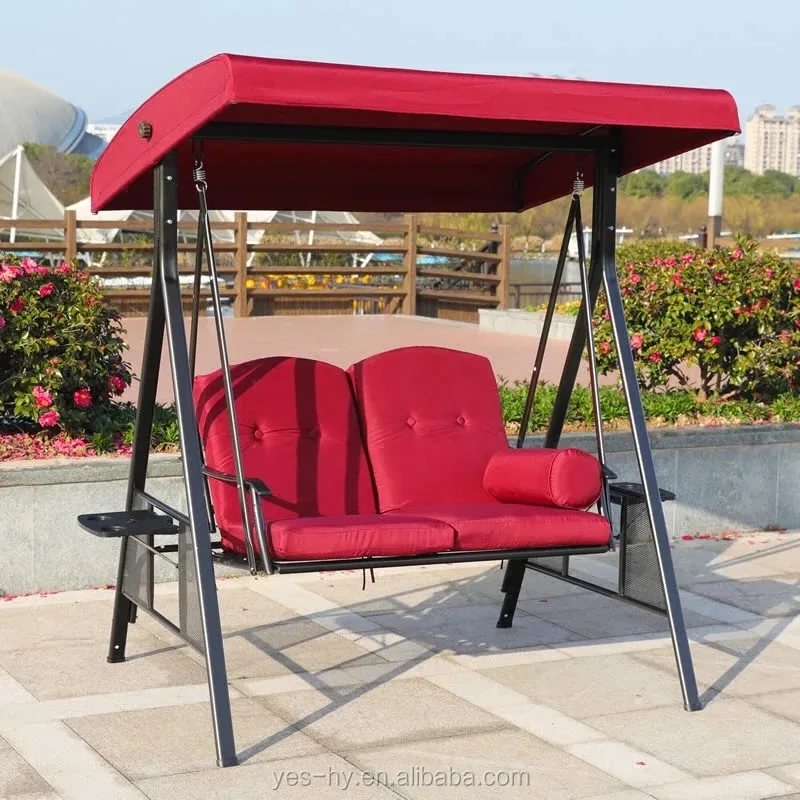 3 Seater Outdoor Swing Garden Furniture Q820 - Buy Leisure Garden