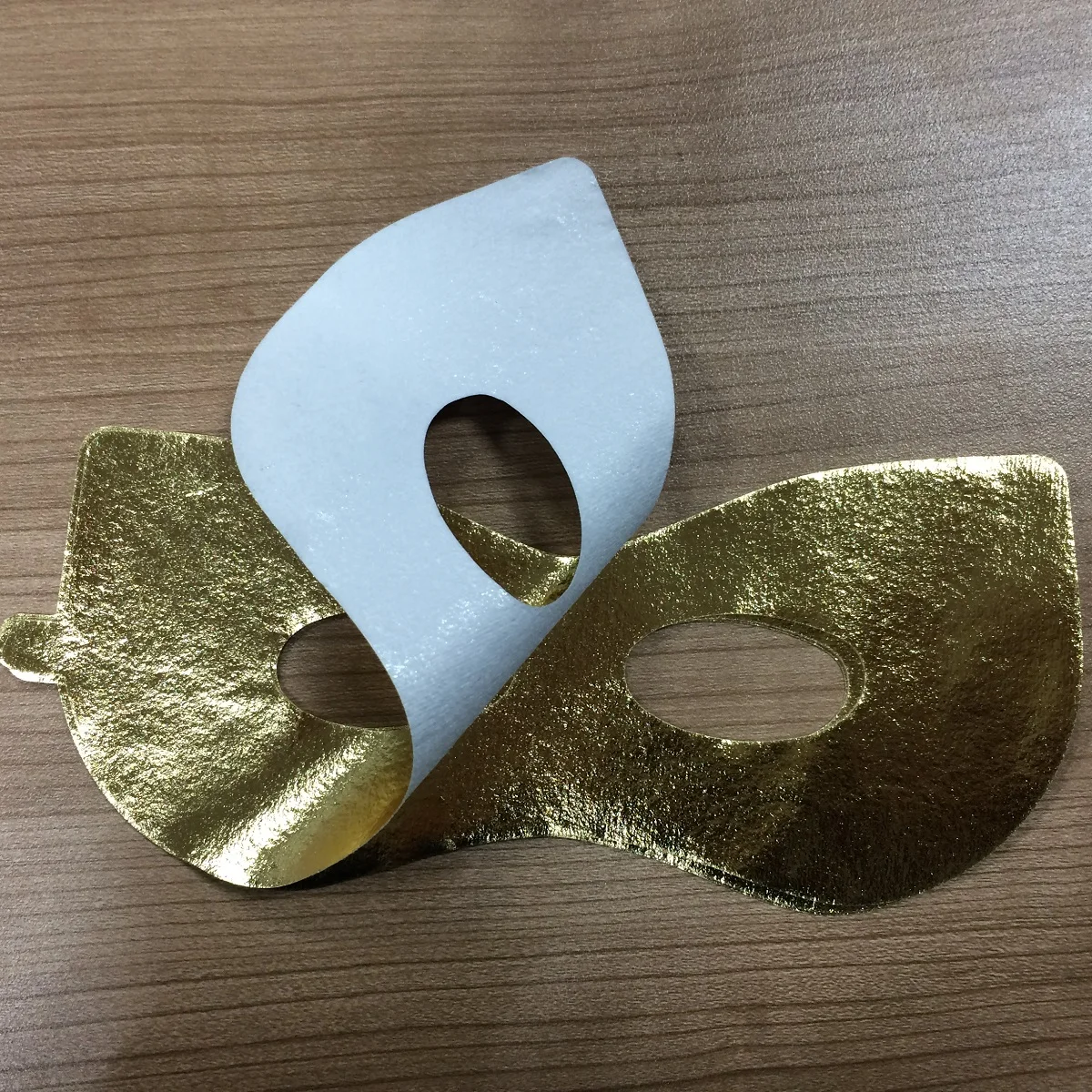 Factory Direct Sale Golden Foil Eye Mask Paper eye Mask, View custom