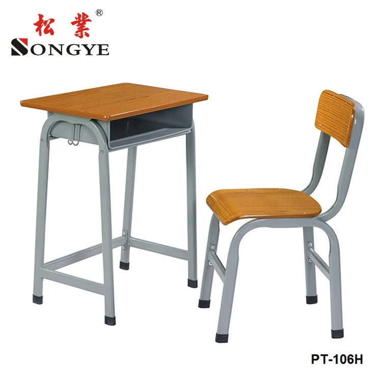 Cheap Prices Simple Used Classroom Single Study Student Desk Table