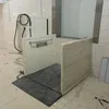 Handicap pool hydraulic pallet wheelchair lift platform with CE