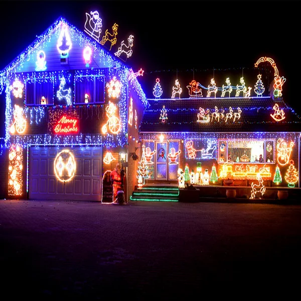 Outdoor Christmas Light Displays 2d Led Xmas Silhouettes Up Holiday Lighting Show View Oem Product Outdoor Christmas Light Displays 2d Led Xmas Silhouettes Up Holiday Lighting Show View Oem Product