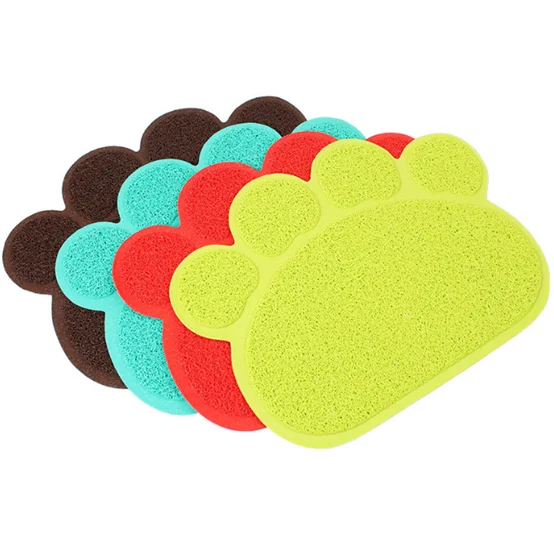 Cat Floor Mat Petfootprint Shape Pvc Pet Mat,Pvc Cat Litter Pad Buy