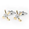 Marlary Fashion Custom Design Cuff Link Gold Plated Golf Clubs Suit Shirt Cufflinks Wholesale