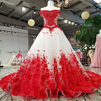 plus size off the shoulder ball gown