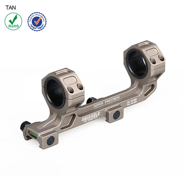 Ar15 Rail Tactical 2530mm Double Ring Scope Mount With Bubble Level