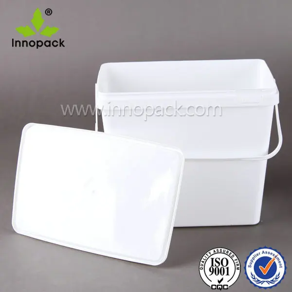 1 Gallon 3gallon 9l Square Rectangular Food Grade Icecream Plastic