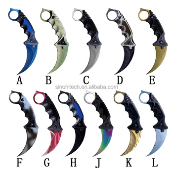 新皮肤karambit 刀 真正的计数器strick Csgo 游戏户外刀 Buy 新皮肤karambit 刀 计数器strick 刀 真正的karambit 刀product On Alibaba Com