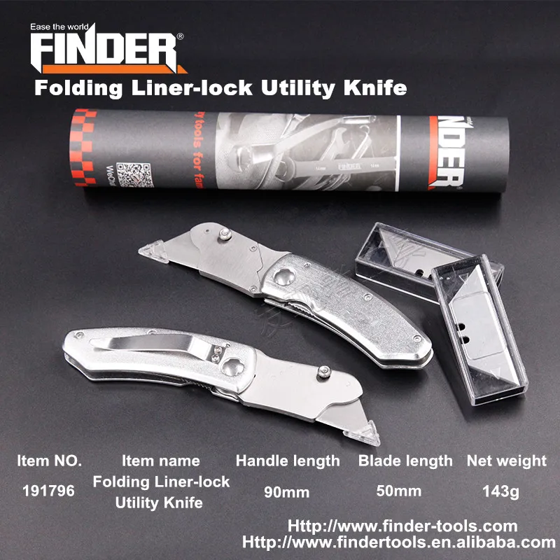 High Quality High Carbon Steel Blade Aluminium Alloy Folding Linerlock