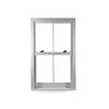 Residential soundproof glazing aluminum double single hung windows manufacturer