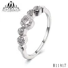 925 Sterling Silver CZ Stone Stackable Ring With Hot Sale Record