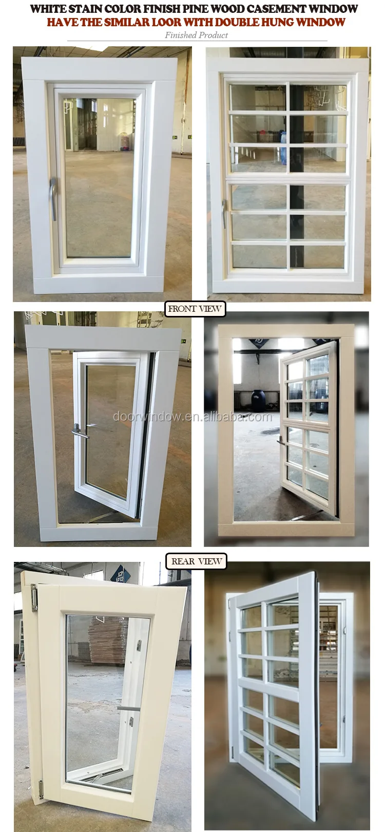 Large high quality top hung window with chemically toughened glass