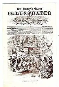 Rice Planter's Gazette Menu Myrtle Beach South Carolina 1980's