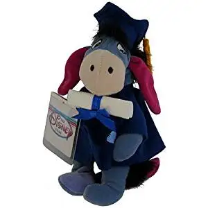 Disney 9/" Mini Bean Bag Graduation EEyore