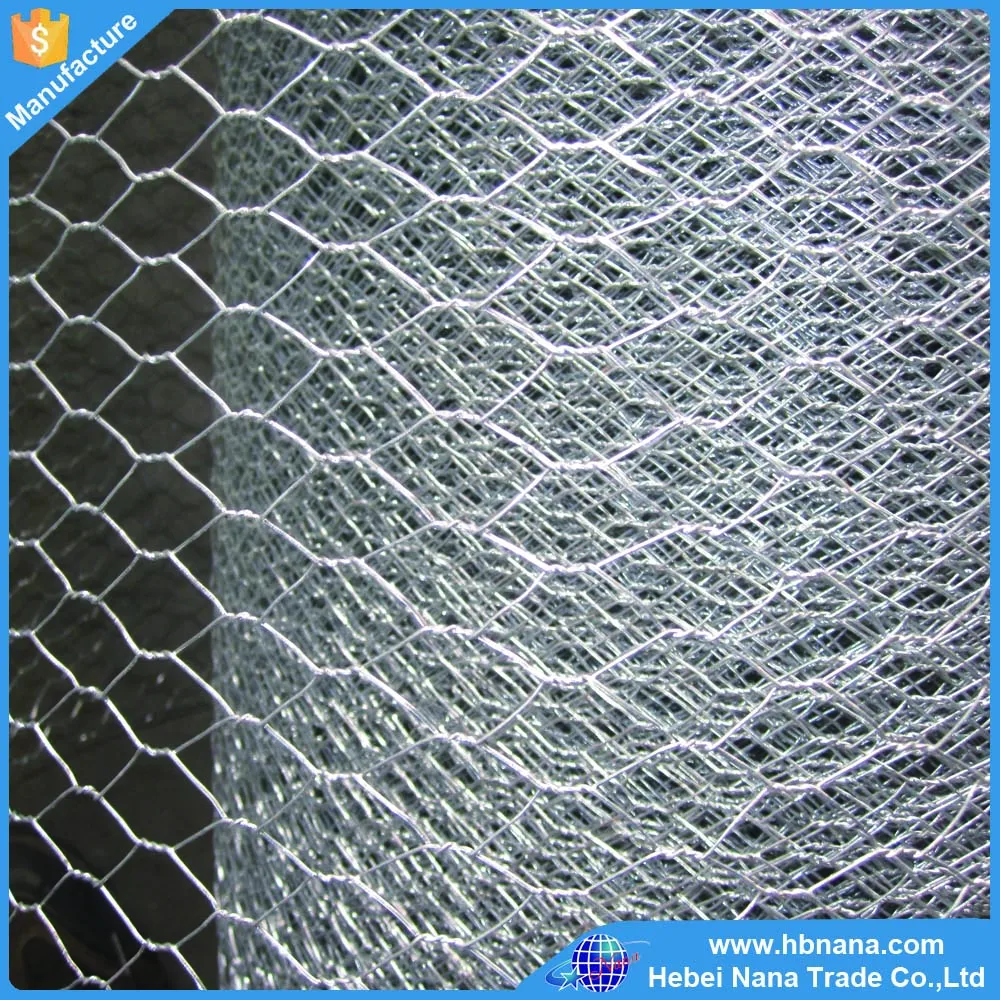 Galvanized 1/2" 1/4" Chicken Wire Mesh / Poultry Wire 1/2 Hex Mesh