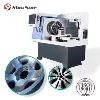 Auto Feeding Fiber CNC Wheel Lathe milling Cutting Machine alloy wheels rim Tools (GBT-L1)