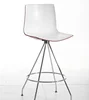 reproduction furniture Italy high glossy modern style abs bar stool chair furniture for pub on sale