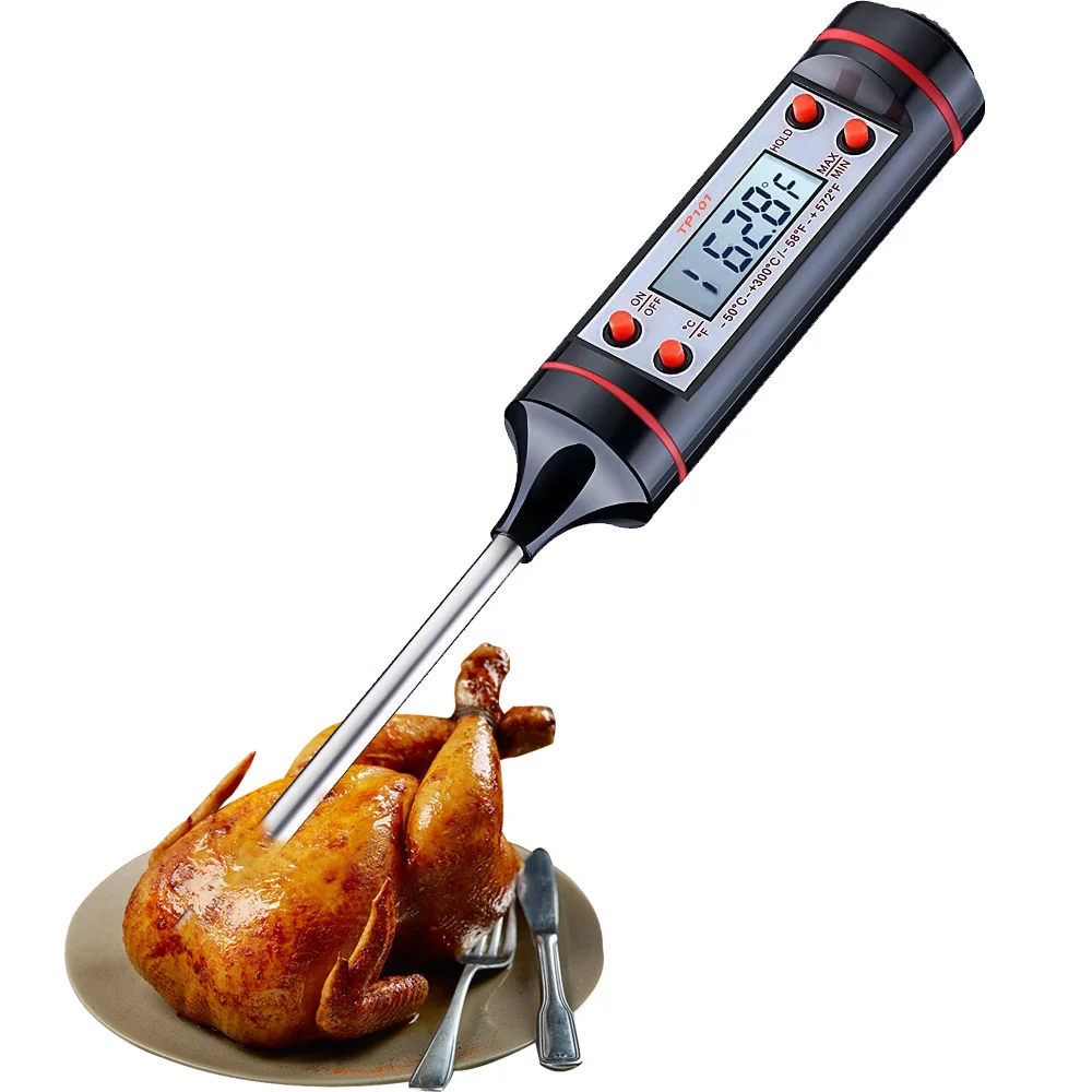 Digital Probe Housing Cooking Thermometer Steak Portable Thermometer