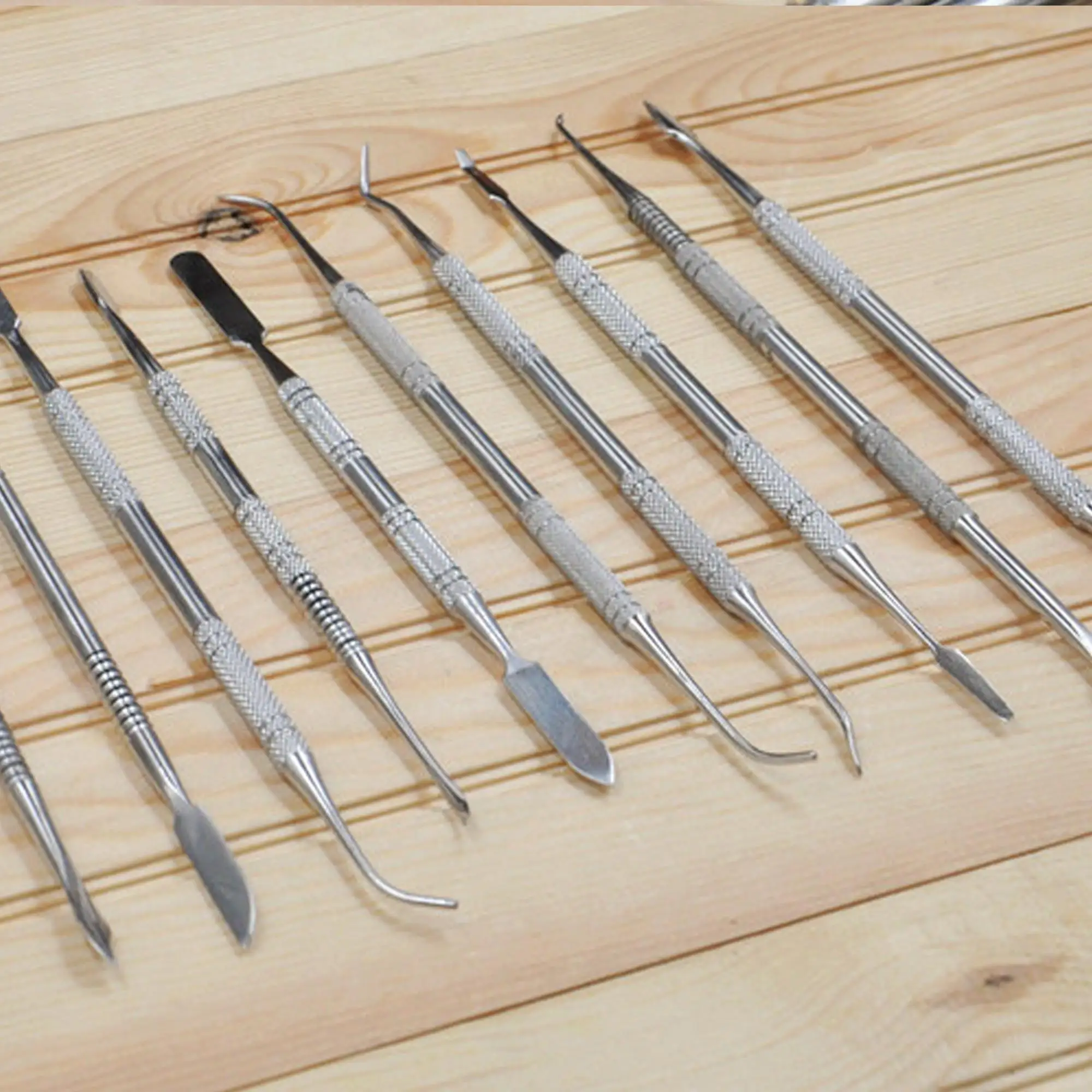 10 Different Dual Tip Polymer Clay Tools By Hand Diy Sculpture Toys