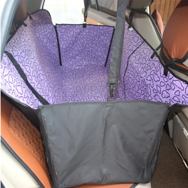 Pet Seat Covers Anti Slip Waterproof Customized 600d Oxford Car Seat Cover For Dog