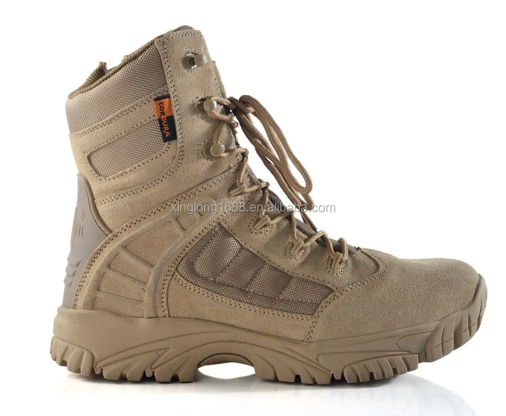 2017 New Design Geniune Leather Tactical Boots With Zipper Buy