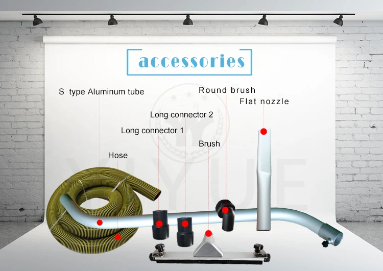 D50mm Caliber For Industrial Vacuum Cleaner Brush Accessories Buy