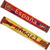 Custom fans soccer scarf Netherlands Brazil Italy Portugal Germany national team scarf jacquard acrylic football scarf