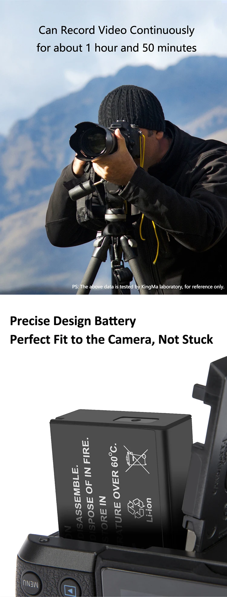 KingMa Hot Bán LP-E17 Pin (2 Gói) Và Bộ Sạc USB Kép Kit Với Bảo Vệ Trường Hợp Đối Với Canon EOS Rebel T6i T6s T7i 750D 76